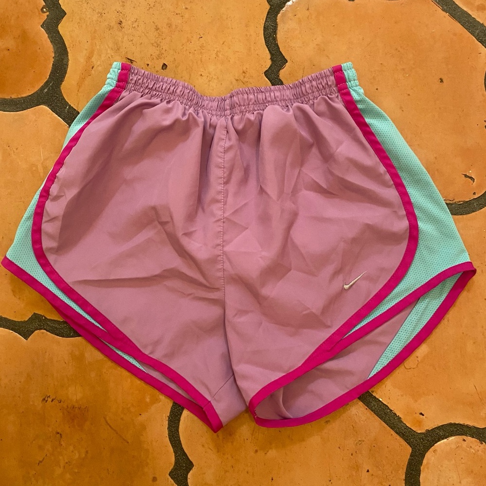 Lavender and Blue Nike shorts
